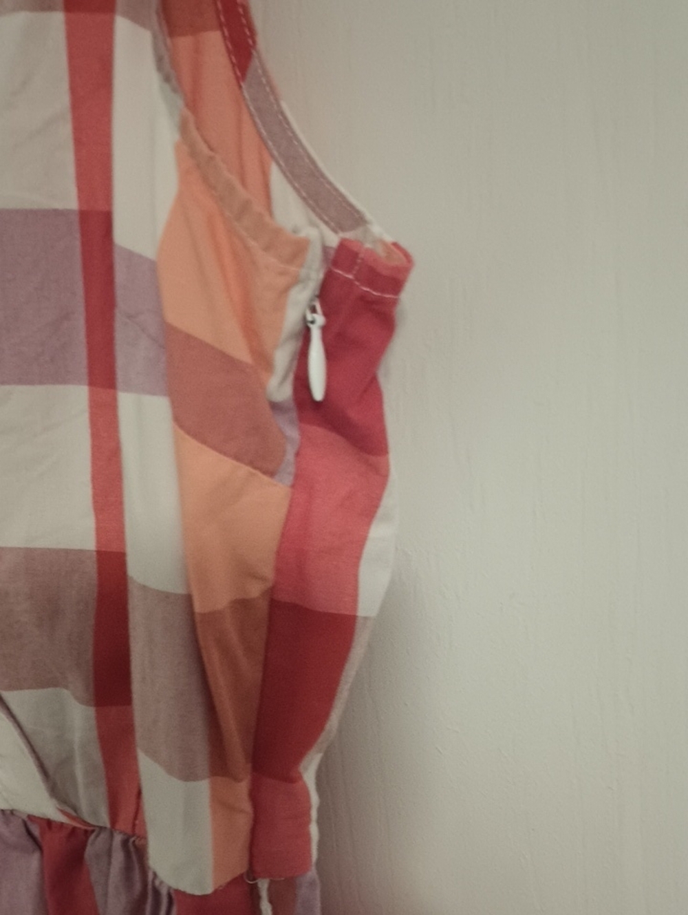 J.Crew Factory faux-wrap sleeveless mini dress - Picture 5 of 7